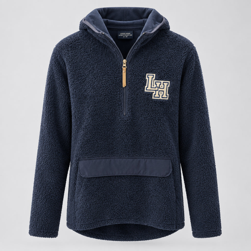 LH Sherpa Pullover Fleece Navy