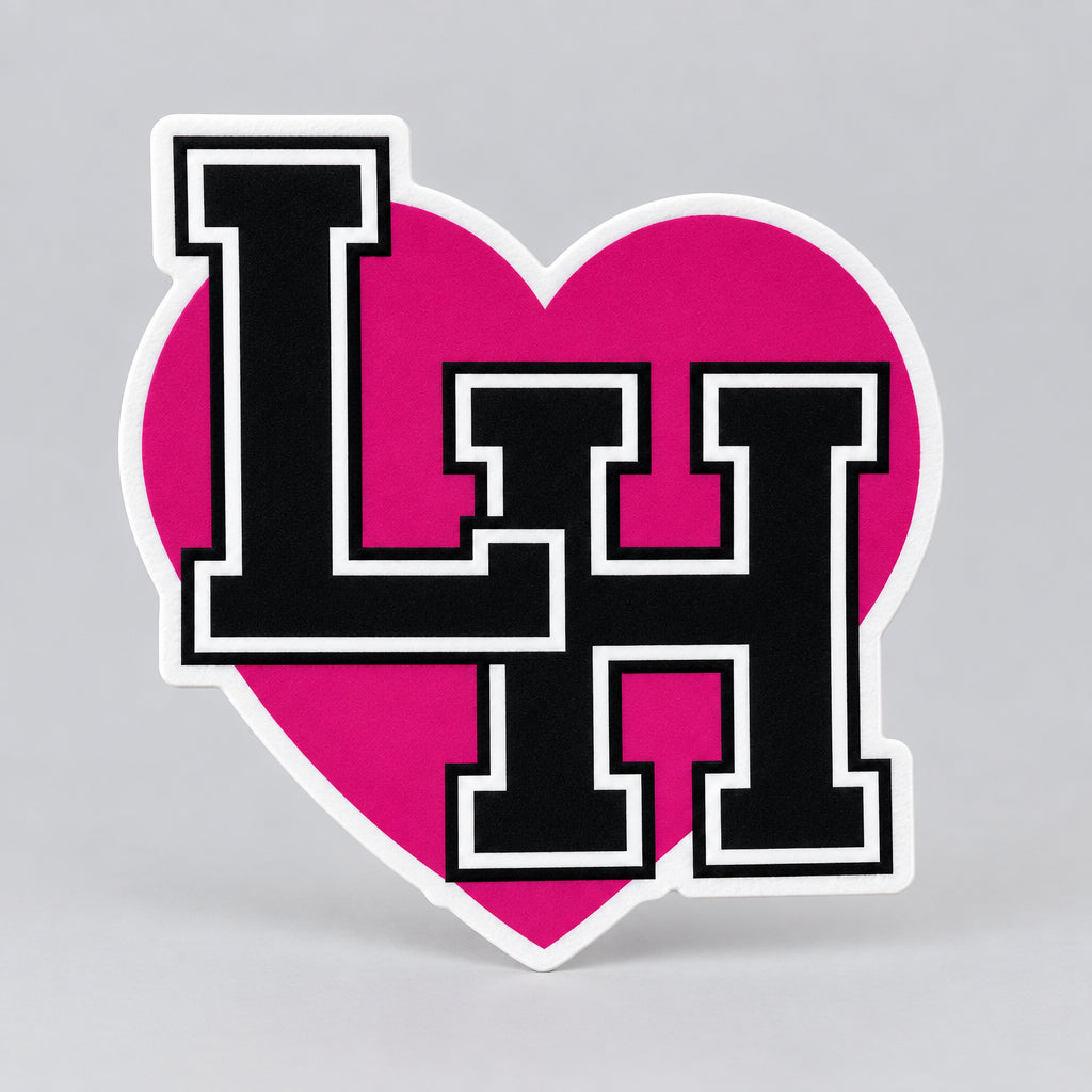 LH Heart Sticker