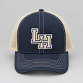 Navy LH Embroidered Trucker Hat